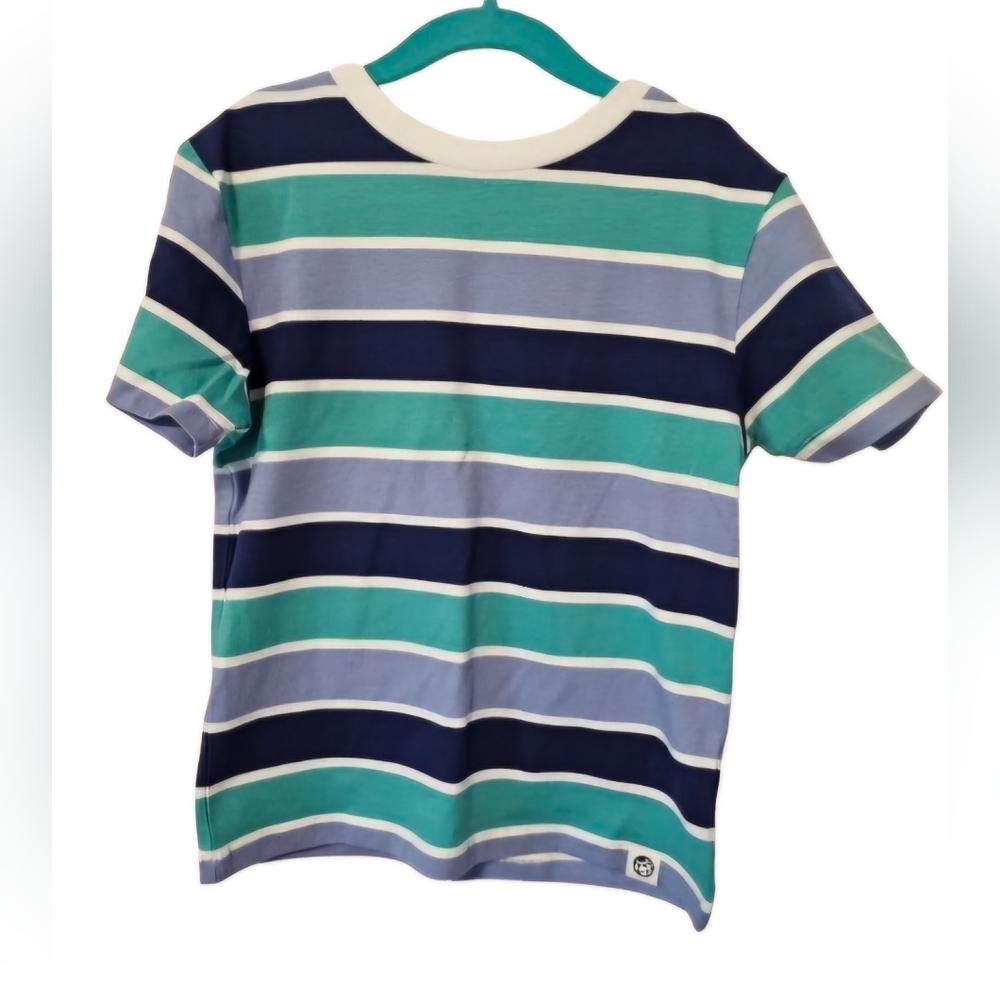 Free Planet Striped Short Sleeve Tee Boy's Size 6 NWT